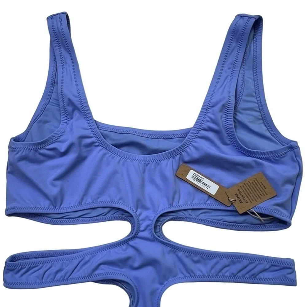 SKIMS Swim Tank Monokini Periwinkle Womens Medium